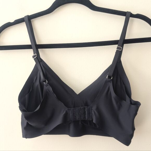 Lucky Brand V-neck Adjustable Strap Padded Bra Black Size Medium - Picture 4 of 6